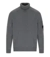 C.p. Company Grs Gunmetal Turtleneck Sweater In Gray