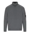 C.p. Company Grs Gunmetal Turtleneck Sweater In Pattern