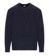 C.p. Company Grs Total Eclipse Crewneck Jumper In Blue