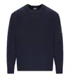 C.p. Company Grs Total Eclipse Crewneck Jumper In Blue