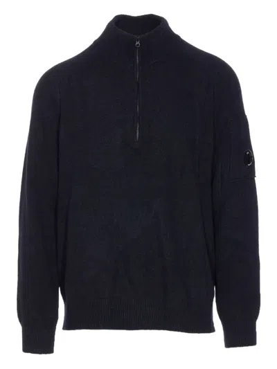 C.P. COMPANY HALF-ZIP SWEATER
