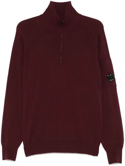 C.P. COMPANY HALF-ZIP SWEATER