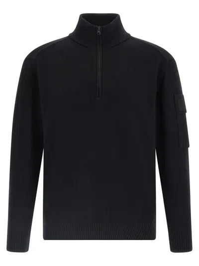 C.p. Company Half Zip Sweater Sweaters And Cardigans Black