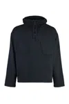 C.p. Company C.p.company Half Zip Sweatshirt In Black
