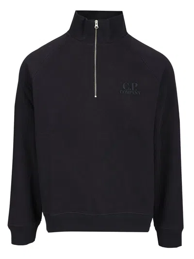 C.p. Company Half Zip Sweatshirt Sweatshirts Black