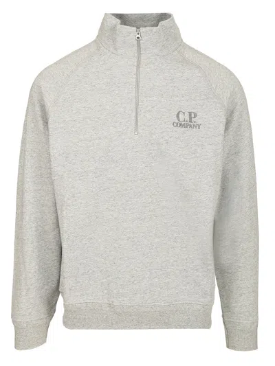 C.p. Company Half Zip Sweatshirt Sweatshirts Grey