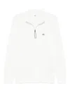 C.p. Company Half-zip Sweatshirt In White