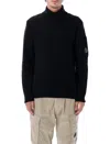 C.p. Company C.p.company "the Metropolis Series" Extrafine Merino Wool Sweater In Black