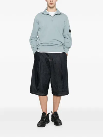 C.p. Company Half-zip Sweatshirt In Blue