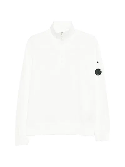 C.p. Company Half-zip Sweatshirt In White