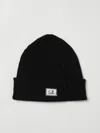 C.p. Company Logo-patch Beanie Hat In Black