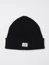 C.p. Company Logo-patch Beanie Hat In Blue