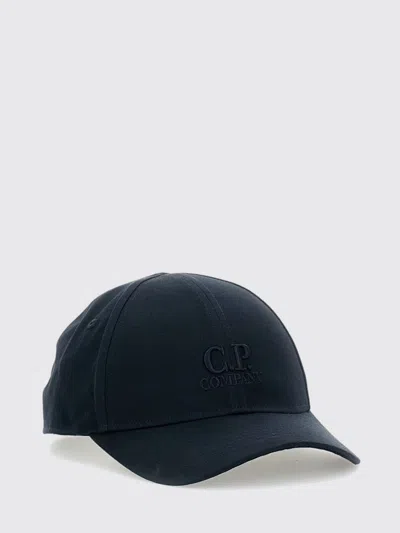 C.p. Company Gabardine Logo Cap In Green