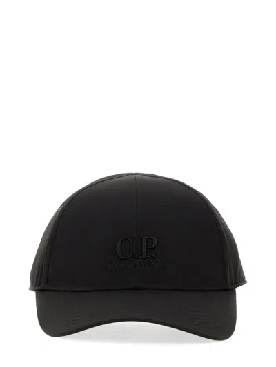 C.p. Company Hats In Black