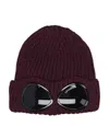 C.p. Company Hats Bordeaux In Burgundy
