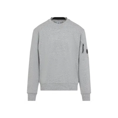 C.P. COMPANY HEATHER GREY COTTON SWEATSHIRT