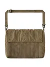 C.p. Company Herringbone-pattern Shoulder Bag In Gray