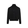 C.p. Company C.p.company Full Button Sweatshirt In Black