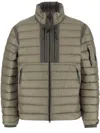 C.p. Company High Collar Dd-shell Bomber Jacket In Green