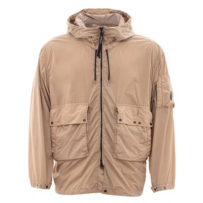 C.p. Company Elevated Urban Style Beige Polyamide Jacket
