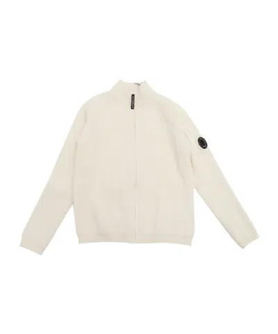 C.P. COMPANY HIGH-NECKED KNITTED CARDIGAN