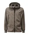 C.p. Company Hooded Casual Jacket In Multicolor