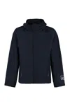 C.p. Company C.p.company Hooded Cotton Jacket In Blue