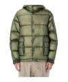 C.p. Company Dd Shell Puffer Jacket In Green