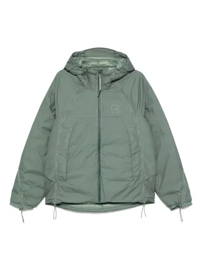 C.p. Company Hooded Drawstring Jacket In Green