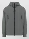 C.p. Company C.p.company Green Shell-r Goggle Polyester Jacket In Gray