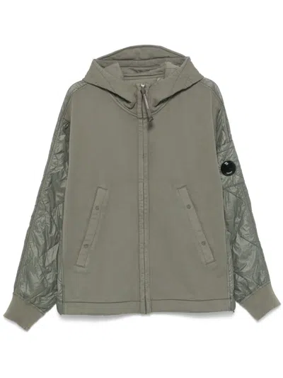 C.p. Company Hooded Jacket In Green