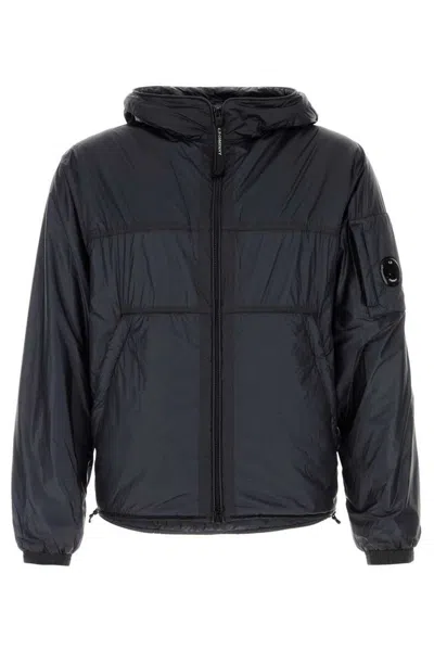 C.p. Company Midnight Blue Nylon Nada Padded Jacket In Totaleclipse