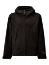 C.p. Company Metroshell Jacket With Hat In Black