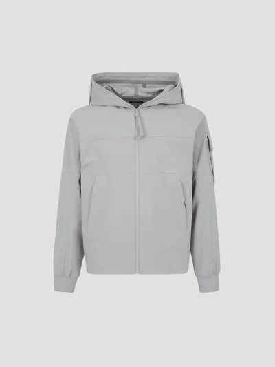 C.p. Company Cp Company Hooded Jacket For Spring/summer 2026 In Flint Grey