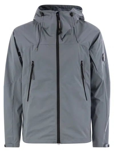 C.P. COMPANY HOODED JACKET MADE OF PRO-TEK