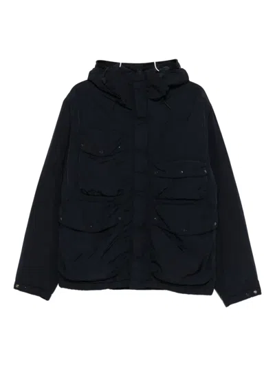 C.p. Company Hooded Multipocket Jacket In Blue