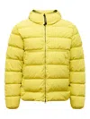 C.p. Company Hooded Padded Coat In Yellow