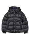 C.p. Company Hooded Padded Jacket In Black
