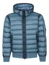 C.p. Company Matte Finish D.d. Shell Down Jacket In Blue