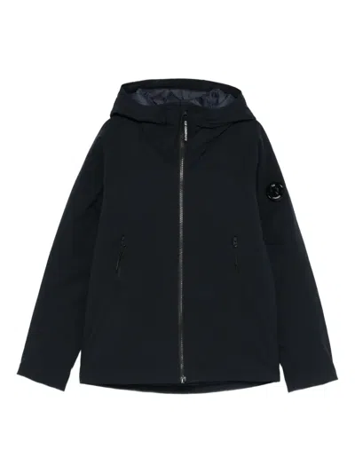 C.p. Company Kids' Hooded Padded Jacket In Blue