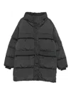 C.p. Company Hooded Padded Jacket In Gray
