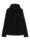 C.p. Company C.p.company Hooded Jacket With Pockets In Black