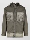 C.p. Company C.p.company Lead Grey Bitm Nylon Goggle Jacket In Gray