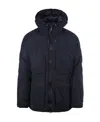 C.p. Company Hooded Puffer Jacket In Black