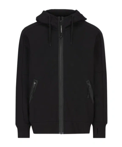C.P. COMPANY FLEECE ZIPPED HOODIE