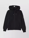 C.p. Company Hooded Sweater Featuring Kangaroo Pocket In Black