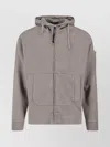 C.p. Company Hooded Sweatshirt With Pockets And Drawstring In Gray