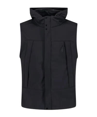 C.P. COMPANY GOGGLE-DETAILS SLEEVELESS GILET