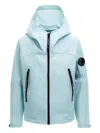 C.p. Company Hooded Zip-fastening Jacket In Blue