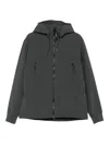 C.p. Company Zip-front Hooded Jacket In Gray